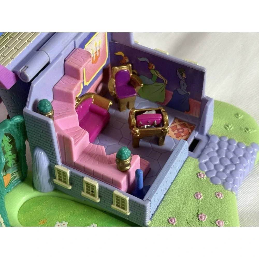 Vintage Polly Pocket 1995 Disney Cinderella Stepmother's House - No Dolls